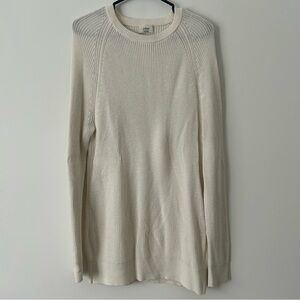 Wilfred Knit Wool Blend Ribbed Crewneck Long Sleeve Sweater
